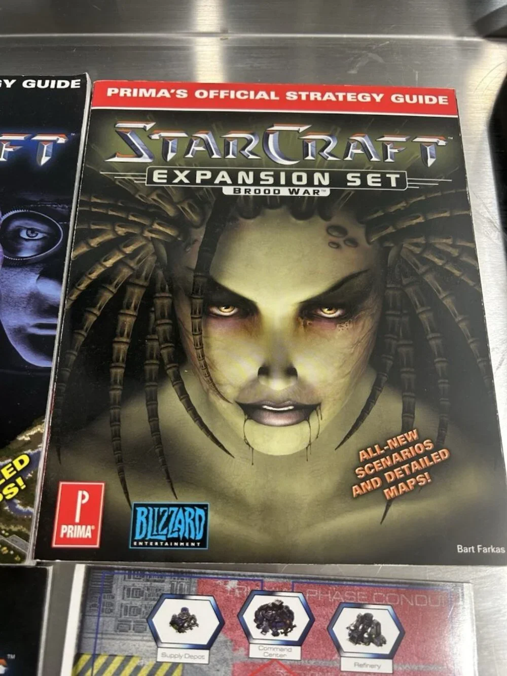 StarCraft PC Game Lot w/Prima Books: StarCraft StarCraft Expansion Set Brood War